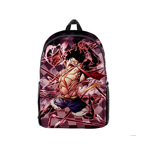 WANHONGYUE One Piece Anime Backpack Sac à Dos Sacs portés Dos Sac décole pour Garçon et Fille / 31
