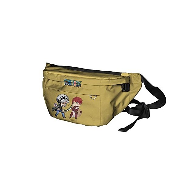 NCTCITY Sac Banane Homme Femme Sac de Poitrine Multifonctionnel Sacoche Bandoulière Sac à Dos Anime One Piece Impression 3D S