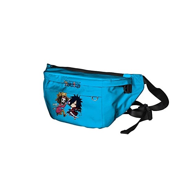 NCTCITY Sac Banane Homme Femme Sac de Poitrine Multifonctionnel Sacoche Bandoulière Sac à Dos Anime One Piece Impression 3D S