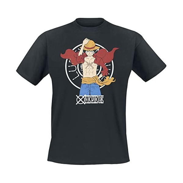 One piece Shirt, Noir, Medium Hommes