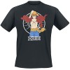 One piece Shirt, Noir, Medium Hommes
