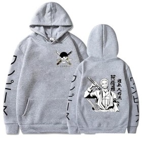 One Piece Roronoa Zoro Sweats À Capuche Hommes Femmes Anime Hoodie Unisexe Pull Manga Vêtements Printemps Automne Streetwear 