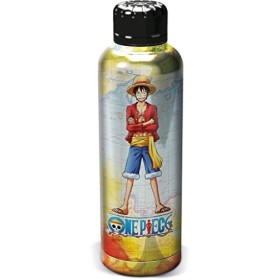 Stor - One Piece - Bouteille transportable en Acier Inoxydable - Gourde réutilisable Luffy- 515 ML