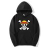 One Piece Luffy Sweat À Capuche Hommes Pull De Mode À Manches Longues Tops Anime Sweats
