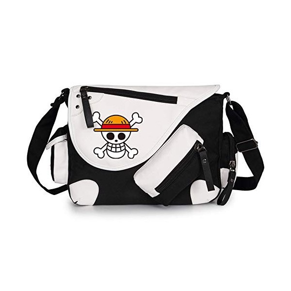 Messenger Bag Anime Cosplay One Piece Sac à Bandoulière Crossbody Bag Sac de Messager Sacs Portés épaule épaule Messenger Bag