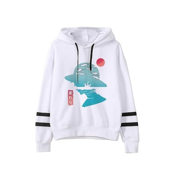 Japonais Anime One Piece Sweats À Capuche Hommes Dessin Animé Harajuku Hiver Automne Chaud À Capuche Luffy Zoro Graphique Swe