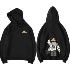 Japonais Anime One Piece Hoodies Hommes Harajuku Drôle De Bande Dessinée Luffy Zoro Graphic Sweat À Capuche Hip-Hop Tops Swea
