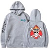 One Piece Portgas D Ace Sweats À Capuche Streetwear Imprimé Hommes/Femmes Anime Cartoon Hiver Veste Sweat