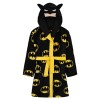 DC Comics Robe de Chambre Enfant Garçon en Polaire Batman &nbsp; Noir, 11-12 ans 