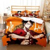 LKFFHAVD - Parure de lit Anime One Piece - Parure de lit Luffy - Housse de couette - Impression 3D - 100 % microfibre - Avec 