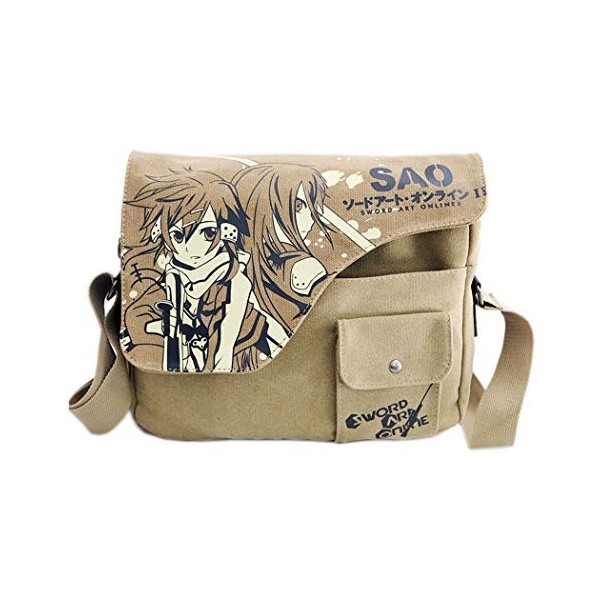 WANHONGYUE ONEPIECE One Piece Anime Sacs de Messager Sac à Bandoulière en Toile Sac à Épaule Vintage Sacoche à Bandoulière Sa