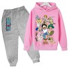 2022 Anime One Piece Garçons Survêtement Luffy Pulls Sweats Ensembles Enfants Sweat À Capuche et Pantalons De Jogging 4 À 14 