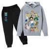 2022 Anime One Piece Garçons Survêtement Luffy Pulls Sweats Ensembles Enfants Sweat À Capuche et Pantalons De Jogging 4 À 14 