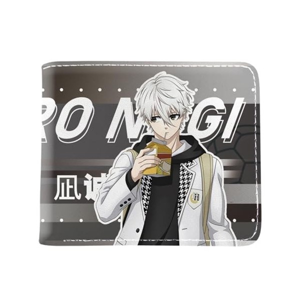 GROUSER BLUELOCK Anime Billfold Portefeuille pour homme Isagi Yoichi Rin Itoshi Portefeuille pour femme Hyoma Kunigami Meguru