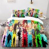 Anime Housse de Couette 140x200-100% Microfibre One Piece Parure de Lit Super Douce et Confortable, avec Housse de Couette