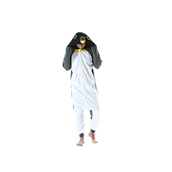 SimZoo Animal One Piece Pyjamas pour Adultes, Raton Laveur Cosplay Costume VêTements De Nuit pour Hommes Femmes, One Piece Un