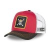 Casquette Homme & Femme One Piece, Casquette Trucker, Originale et Authentique, Noir, Rouge, Jaune, Taille TU