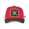 Casquette Homme & Femme One Piece, Casquette Trucker, Originale et Authentique, Noir, Rouge, Jaune, Taille TU