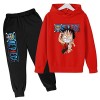 Anime One Piece Hoodie Top Pantalon 2pcs Ensemble Enfants Filles Garçons Survêtement Ensemble Jogging Costume Cadeau dannive