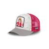 Casquette Homme & Femme One Piece, Casquette Trucker, Luffy, Athlétique et Confortable, Blanc, Rose, Taille TU