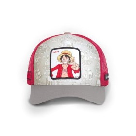 Casquette Homme & Femme One Piece, Casquette Trucker, Luffy, Athlétique et Confortable, Blanc, Rose, Taille TU
