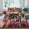 3D One Piece Housse De Couettes 2 Pièces Microfibre Luffy Parure De Lit en Feuilles De Housse De Couette Et Taie doreiller S