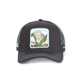 Casquette Homme & Femme One Piece, Casquette Trucker, Zoro, Athlétique et Coupe décontractée, Noir, Gris, Taille TU