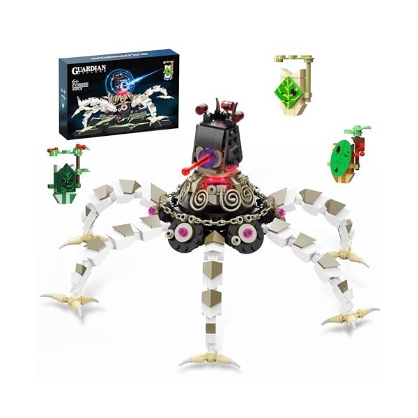 Gardien Blocs de Construction, Construction Guardian et Korok avoir Lumiere, Decoration BOTW Unique et Cadeaux de Jouets Brea
