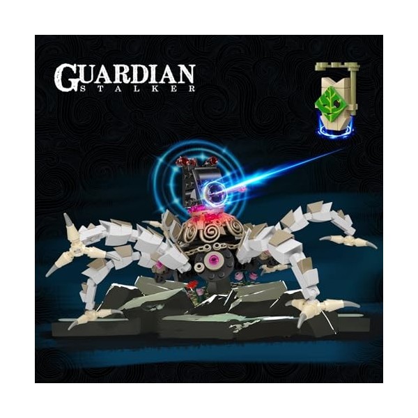 Gardien Blocs de Construction, Construction Guardian et Korok avoir Lumiere, Decoration BOTW Unique et Cadeaux de Jouets Brea