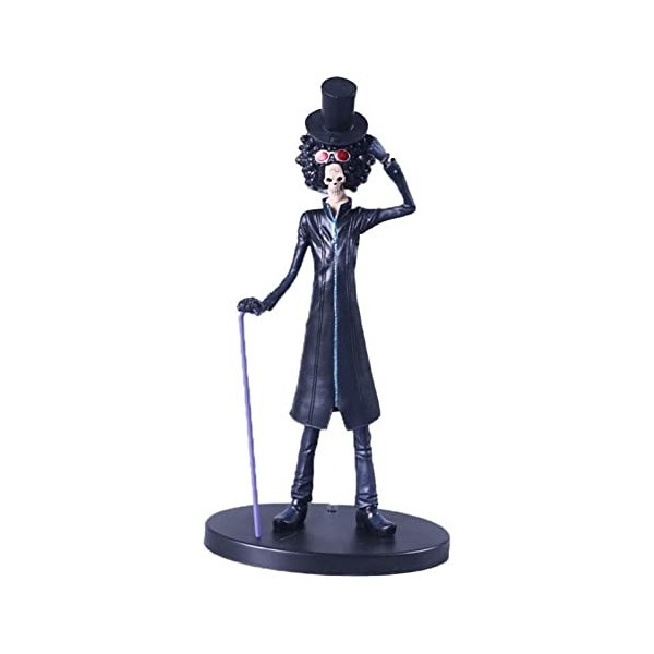 ENFILY Brook Figurine daction animée One Piece PVC Décorations à Collectionner Coffret Cadeau pour Enfants