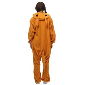 Silver_river Unisex Adult Kigurumi Kangourou Pajamas Animal Onesie One Piece Cosplay Costume Halloween Nightwear Jumpsuit Hoo