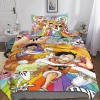 One Piece Housse De Couettes Parure De Lit Parure Luffy Anime Housses De Couettes 3D Chambre Décor 2 pièces Ensemble De Liter