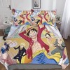 One Piece Housse De Couettes Parure De Lit Parure Luffy Anime Housses De Couettes 3D Chambre Décor 2 pièces Ensemble De Liter