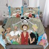 One Piece Housse De Couettes Parure De Lit Parure Luffy Anime Housses De Couettes 3D Chambre Décor 2 pièces Ensemble De Liter