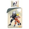 Halantex NARUTO 2 PERSONAGGI Naruto et Kakashi - Parure de lit en coton - Housse de couette 140 x 200 cm et taie doreiller 7