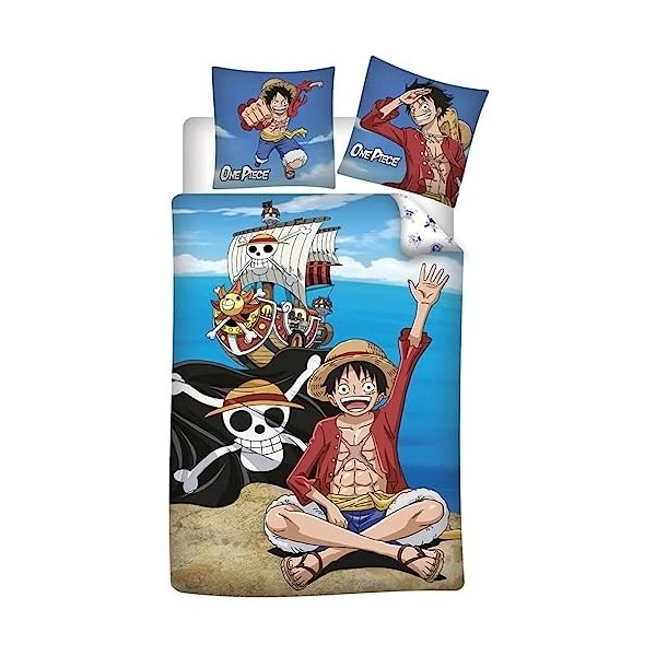 AYMAX S.P.R.L. One Piece Bedding Set 100% Cotton Duvet Cover 140 x 200 cm Funda de Almohada 65 x 65 cm