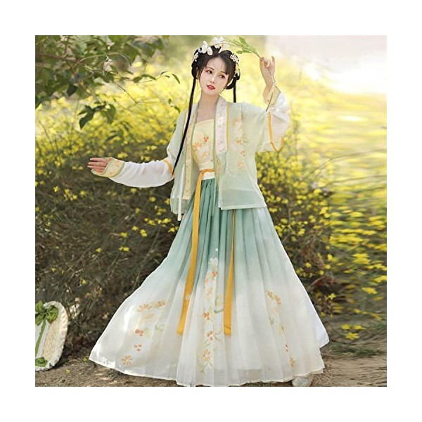 Tjmiaohao Anime One Piece Roronoa Zoro Cosplay Costume Outfit Robe Verte Perruque Boucles Doreilles Ensemble Complet Hallowe