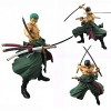 Zhongkaihua Figurine danime Roronoa Zoro - Figurine daction Roronoa Zoro - 18 cm - Articulation articulée - Statue de comba