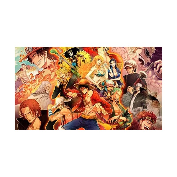 GUANGFAN Peinture Numéro Adulte, Art Peinture Par Numéros Kit Diy, One Piece D. Luffy-250 Bricolage Numérique Pour Enfants Ad