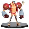 KorrBo Anime Figure Modèle One Piece Franky Posture Debout Remplaçable à Double Tête PVC Figurine daction Modèle Statue Joue