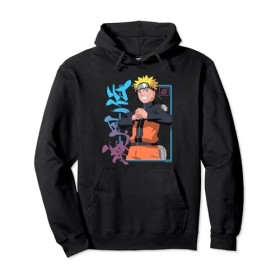 Naruto Shippuden Naruto Kanji Cadre Sweat à Capuche