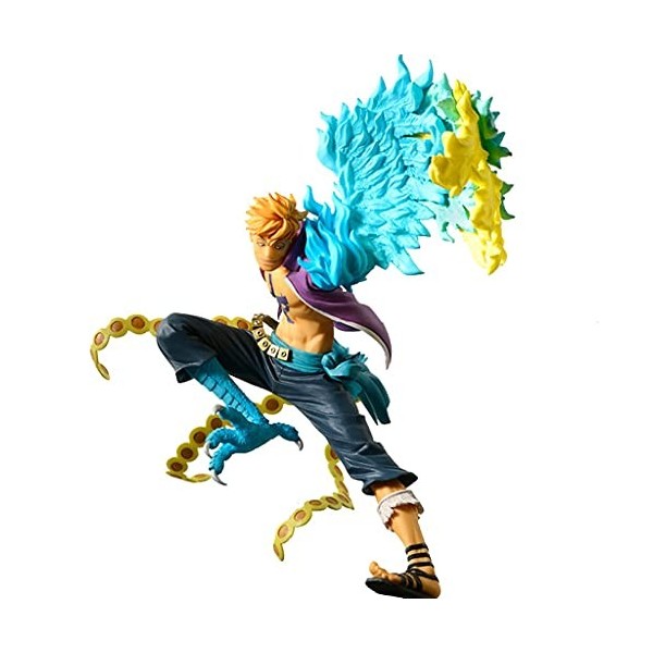 LICHOO One Piece Marco The Phoenix Model Anime Figure Personnage Collectible Model Statue Jouets Figurines PVC Décorations de