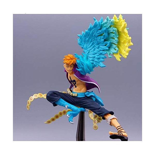 LICHOO One Piece Marco The Phoenix Model Anime Figure Personnage Collectible Model Statue Jouets Figurines PVC Décorations de