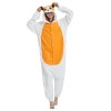 Focupaja Animaux Les Hamsters Onesie Costume dhalloween Combinaison Pyjama Noël One Piece pour Adultes et Adolescents Orange