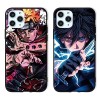2 Pièces Coque pour Apple iPhone 15 Plus 6.7 Pouce, Anime Manga Case Kakashi Akatsuki Motif Dessin Matte Protection Housse Ét