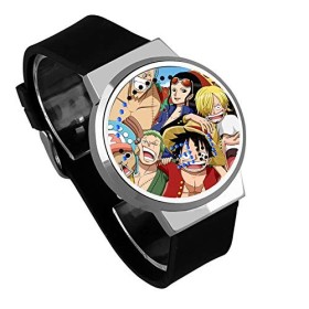 Montres Bracelet,Montre LED À Écran Tactile One Piece Anime Montre Électronique Lumineuse Et Étanche Cadeau Créatif Ceinture 