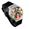 Montres Bracelet,Montre LED À Écran Tactile One Piece Anime Montre Électronique Lumineuse Et Étanche Cadeau Créatif Ceinture 
