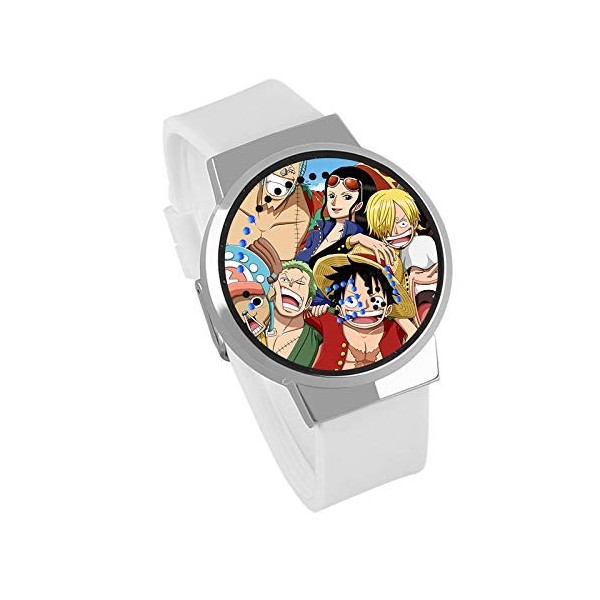 Montres Bracelet,Montre LED À Écran Tactile One Piece Anime Montre Électronique Lumineuse Et Étanche Cadeau Créatif Ceinture 