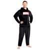 Marvel Pyjama Homme - Ensemble de Pyjama Homme Polaire Noir, M 