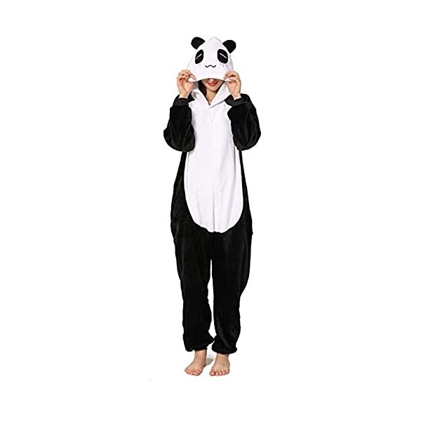 Joy Start Pyjama unisexe pour adulte en peluche Cosplay Animal One Piece Halloween Carnaval Costume Sleepwear Homewear, Giant